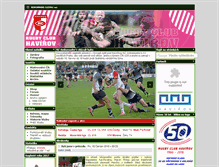 Tablet Screenshot of havirov.rugby-cz.com
